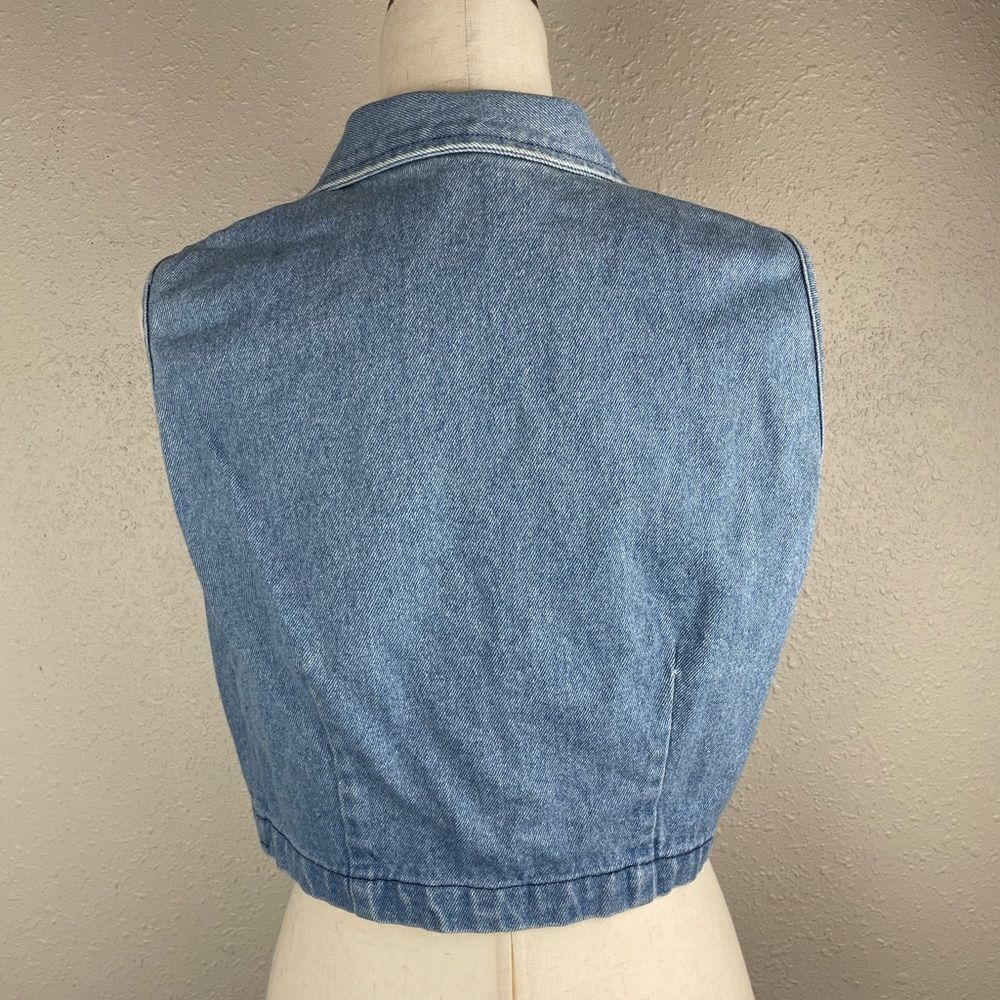 Vintage Apache Cropped Denim Jacket Size S EUC - Picture 4 of 5